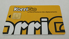 La carte KorriGo.