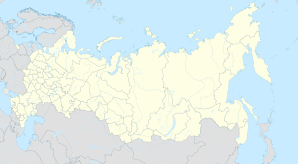 Localisation de Plessetsk sur le territoire de la Russie (en jaune)