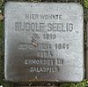 Stolperstein Drensteinfurt Hammer Straße Rudolf Seelig