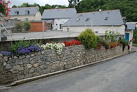 Mur fleuri