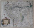 Historical map of Peru by Emanuel Bowen. Ca. 1750