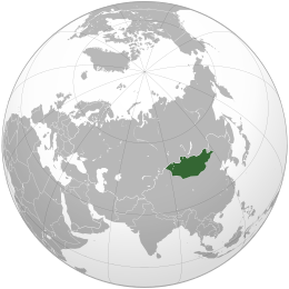 Mongolia - Localizzazione