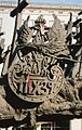 The Polish eagle on the southern side of the railway flatcar (with rope tied around it and the date of the Soviet invasion underneath)