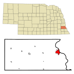 Location of Nebraska City, Nebraska