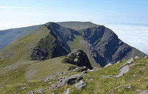 Ben Lugmore West Top, and Ben Bury (back right), viewed from Ben Lugmore