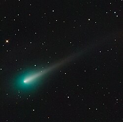 Imagem do cometa ISON obtida pelo Mount Lemmon SkyCenter