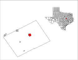 Location of Marlin, Texas