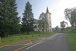 Skyline of Zlatá Olešnice