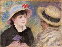 Boating Couple, 1881[17] Also known as Aline Charigot and Renoir.