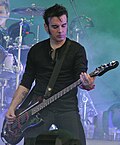 Thumbnail for File:Simon Gallup and Jason Cooper from The Cure in 2012 (cropped).jpg