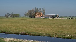 Boerderij aan de Zeedijk tussen Schoterzijl en Slijkenburg