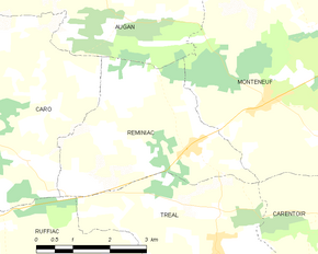 Poziția localității Réminiac