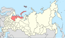 Lage innerhalb Russlands