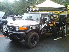 Le Toyota de l'équipe MillenWorks de Rod Millen, second à 33 s du vainqueur seulement en 2006.