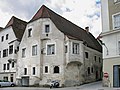 Haus der Steyrer Eisenkompanie, Stadtplatz 15, Blick vom Ennkai