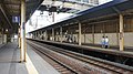 Platforms 1 and 2 of the Chitose Line platforms