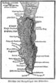 Historical map of the promontory of Gibraltar (1888)