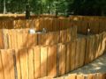 Labyrinth for children in a Frankfurt playground