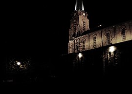 The church in Saint-Sylvestre-Cappel