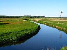 the Biala River near the city