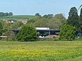 The M4 motorway in Coedkernew