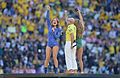 Jennifer Lopez, Cláudia Leitte and US-rapper Pitbull.