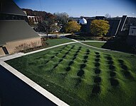 Wave Field, par Maya Lin, 1995, Université du Michigan à Ann Arbor.