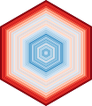 20210508 Warming stripes - hexagons - global warming.svg