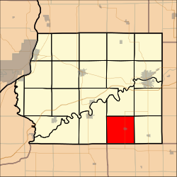 Location in Whiteside County