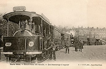 Linha criada pelo PSG, place de l'Étoile em Paris a Courbevoie e Saint-Germain-en-Laye.