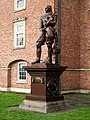 Statue d'Oliver Cromwell à Warrington.