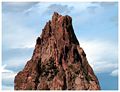 Rock peak in the Garden of the Gods (October 2006).