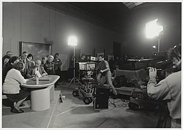 Opnames in 1992 in het Teylers Museum met presentator Cees van Drongelen