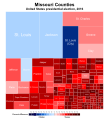 Image 26Treemap of the popular vote by county, 2016 presidential election (from Missouri)