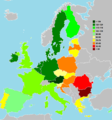 IT PNG - EU predicted GDP (PPP) in 2007 (FMI)