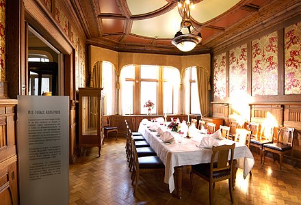 Interior of Art Nouveau Centre in Ålesund