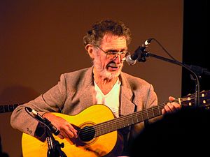 John Dengate on stage at the 2004 National Folk Festival in Canberra