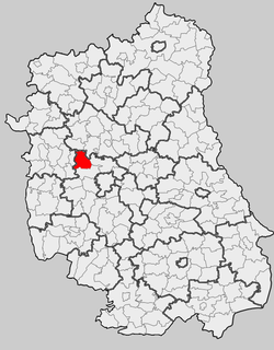 Location within the county and voivodeship