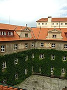 El Clementinum visto desde la planta superior, donde se sitúa la Biblioteca Eslava.