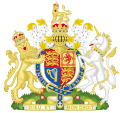 Royal arms of the United Kingdom (as used in England, Northern Ireland, and Wales) has lion supporter (for England) in the dexter and unicorn supporter (for Scotland) in the sinister.