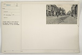 STREET SCENE IN THE TOWN OF la Bassee, France, showing devastation to the buildings - DPLA - 718a7df8da62e5964da94ab16ddeb7db.jpg