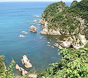 浦富海岸の城原海岸