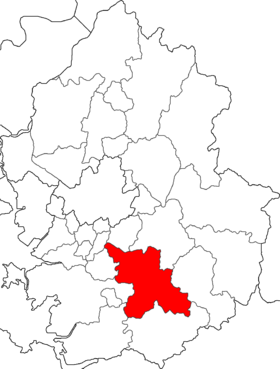 Location of Yongin