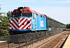 Metra EMD F40PH-2 No. 120 at Deerfield, Illinois