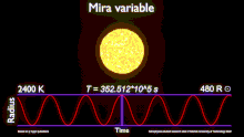 χ Cygni visualisation