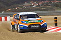 Andréas Eriksson in action during the 2009 European Rallycross Championship