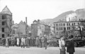 Ruined houses in the center of Bergen