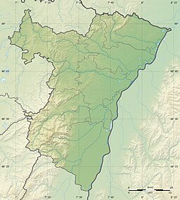 Situo de Lipsheim enkadre de Bas-Rhin