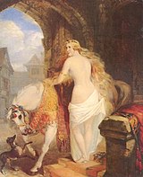 Marshall Claxton: Lady Godiva (1850), at the Herbert Art Gallery and Museum, Coventry