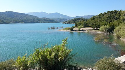 Limni Apolakkias freshwater habitat